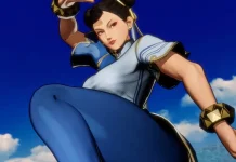 Qual é o preço de ter Chun-Li em Fatal Fury: City of the Wolves Chun-Li em pose de combate em Fatal Fury: City of the Wolves