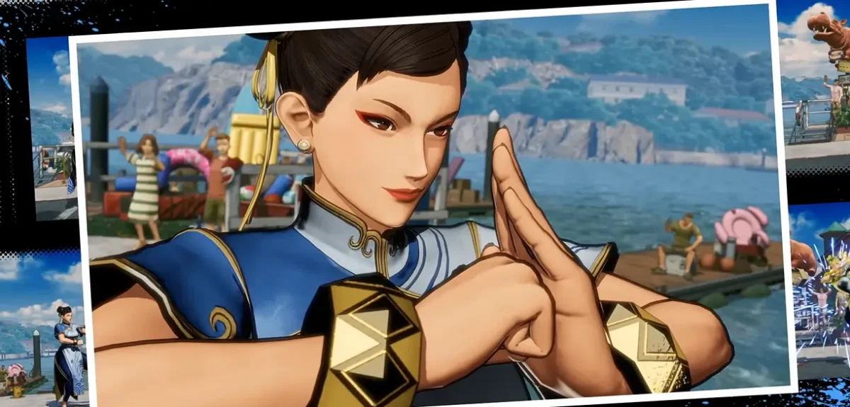 Chun-Li mostra sua elegância e poder em Fatal Fury: City of the Wolves.