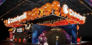 Explore o estande temático da Crunchyroll na CCXP25 com Estúdio de Dublagem, ativações imersivas e experiências de séries como JUJUTSU KAISEN.
