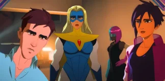 Robert, Luminar e Invisiva juntos nos episódios finais de Dispatch, prontos para o confronto decisivo da primeira temporada. Episódios 7 e 8 do jogo.