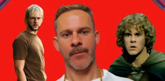 Dominic Monaghan em pose descontraída, olhando para a câmera ou interagindo com o público. Confirmado na CCXP25