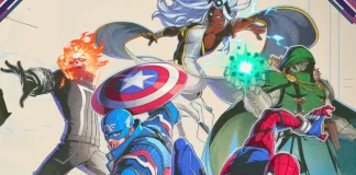 Diversos personagens da Marvel e X-Men reunidos em ação no jogo MARVEL Tōkon: Fighting Souls.