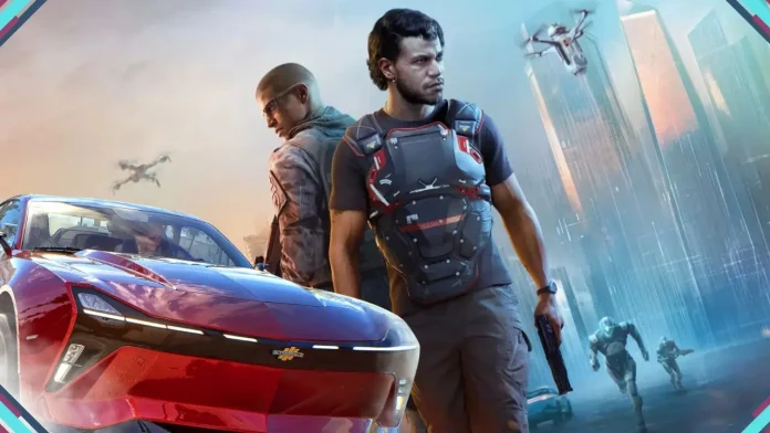 Imagem de MindsEye mostrando personagens e ambiente urbano do jogo gratuito que não conquistou o público