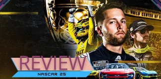 NASCAR 25 Review — Pilotos e Carros em Alta Velocidade
