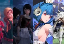 Esses foram os destaques do State of Play: Ásia Imagem com destaques do State of Play Asia mostrando o novo Dragon Quest, o Fatal Frame II Remake, um jogo da Marvel e outro título ainda não identificado.