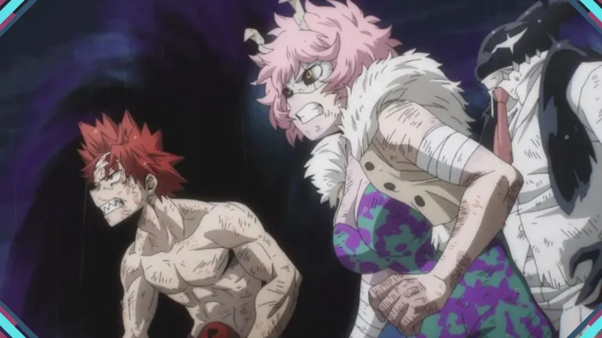 Prévia do 8º episódio da temporada final de My Hero Academia 1 Prévia do 8º episódio da temporada final de My Hero Academia, personagens