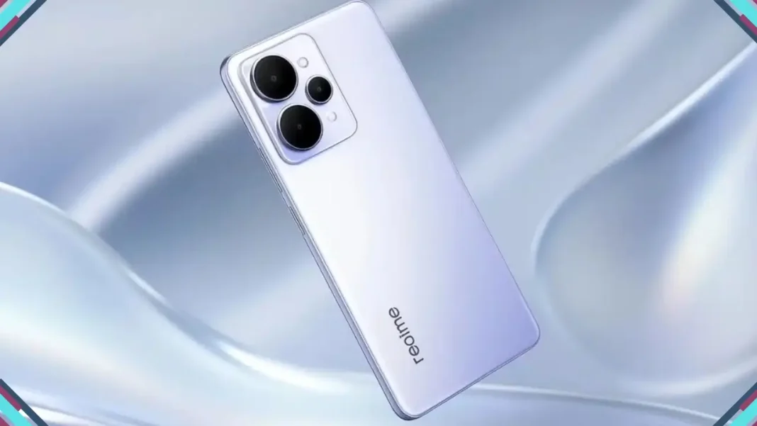 Imagem ilustrativa do realme 16 Pro destacando o visual do futuro smartphone com foco nas especificações vazadas.