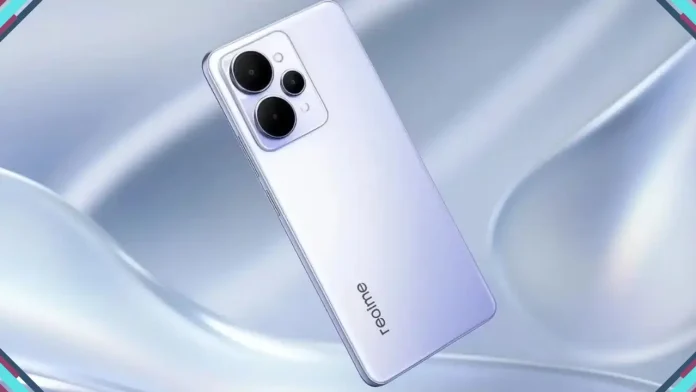 Imagem ilustrativa do realme 16 Pro destacando o visual do futuro smartphone com foco nas especificações vazadas.