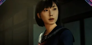 Protagonista de Silent Hill f em cena sombria, representando o jogo indicado ao The Game Awards 2025.