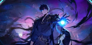 Sung Jinwoo usando seus poderes em Solo Leveling: ARISE OVERDRIVE