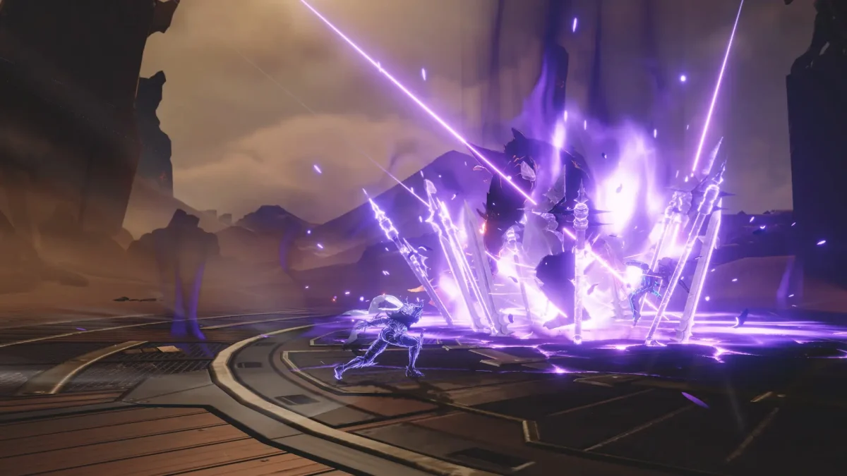 Solo Leveling: ARISE OVERDRIVE – Batalha contra monstro