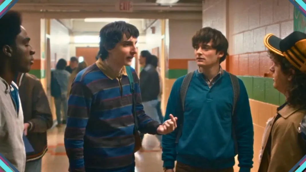 Personagens de Stranger Things 5 reunidos na arte oficial da temporada final