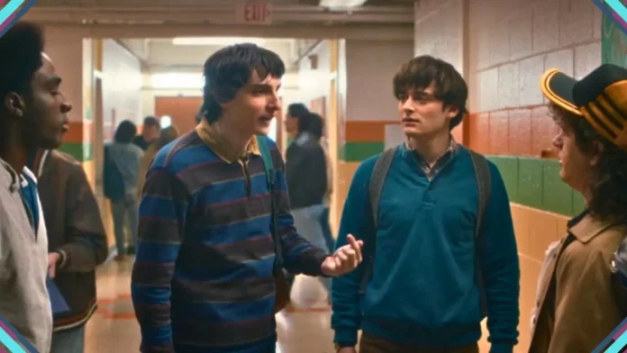 Personagens de Stranger Things 5 reunidos na arte oficial da temporada final