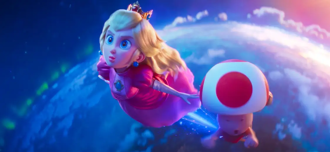 Assista à estreia do trailer de Super Mario Galaxy: O Filme 1 Peach e Todd em Super Mario Galaxy: O Filme é revelado