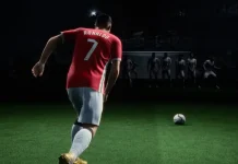 Quanto de espaço necessário para baixar UFL, o jogo do Cristiano Ronaldo Cristiano Ronaldo promovendo o acesso antecipado de UFL, jogo de futebol virtual.