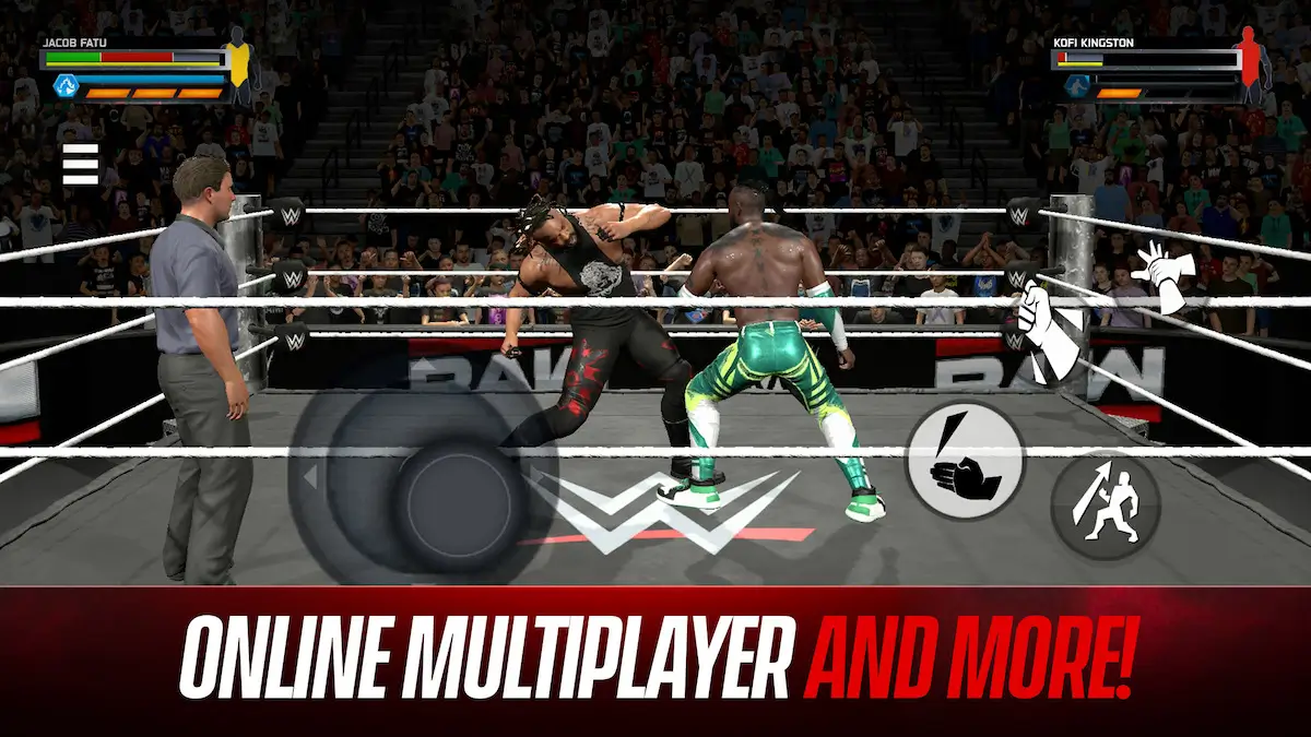 Usuários da Netflix já podem jogar WWE 2K25 direto do celular 1 Lutadores em combate representando o WWE 2K25 disponível gratuitamente para assinantes da Netflix