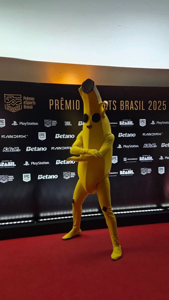 Banana Skin de Fortnite no evento PeB 2025