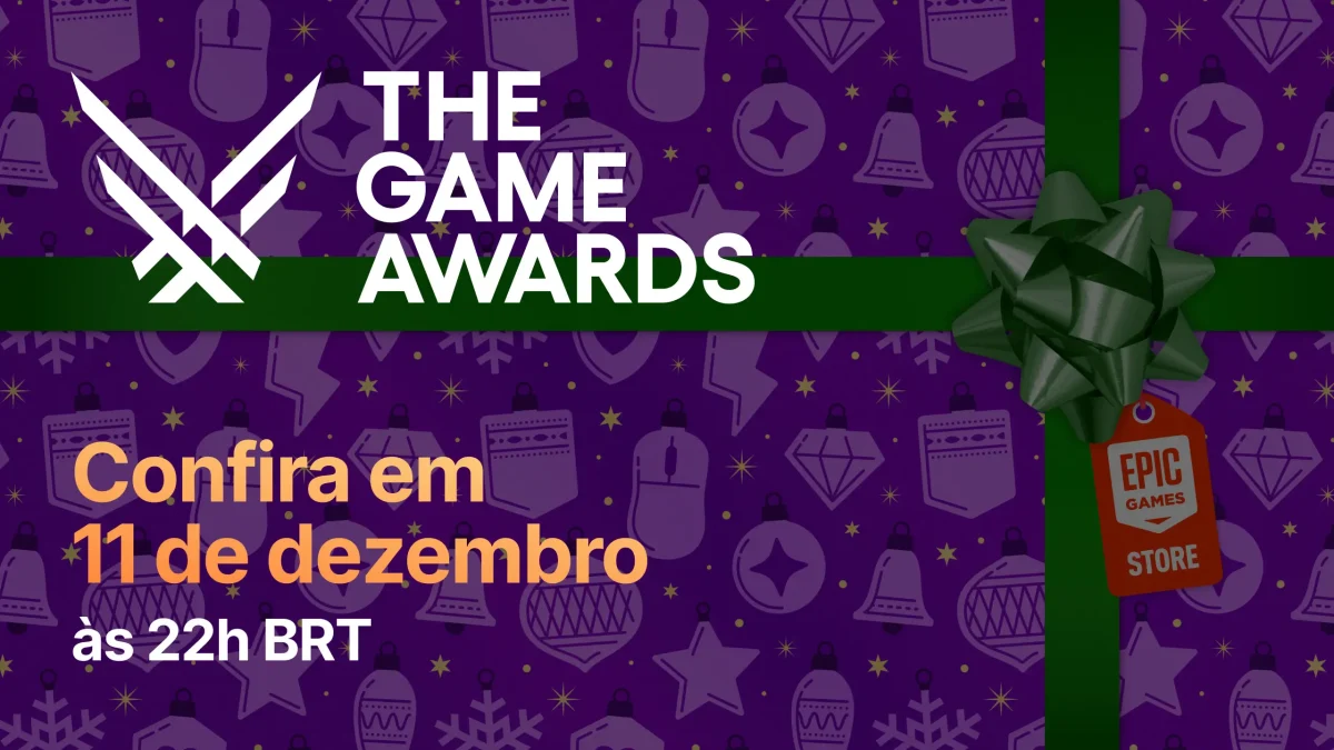 Epic revelará jogo misterioso durante o "The Game Awards 2025" 1 Expectativa para o anúncio do jogo misterioso da Epic Games Store no The Game Awards 2025.