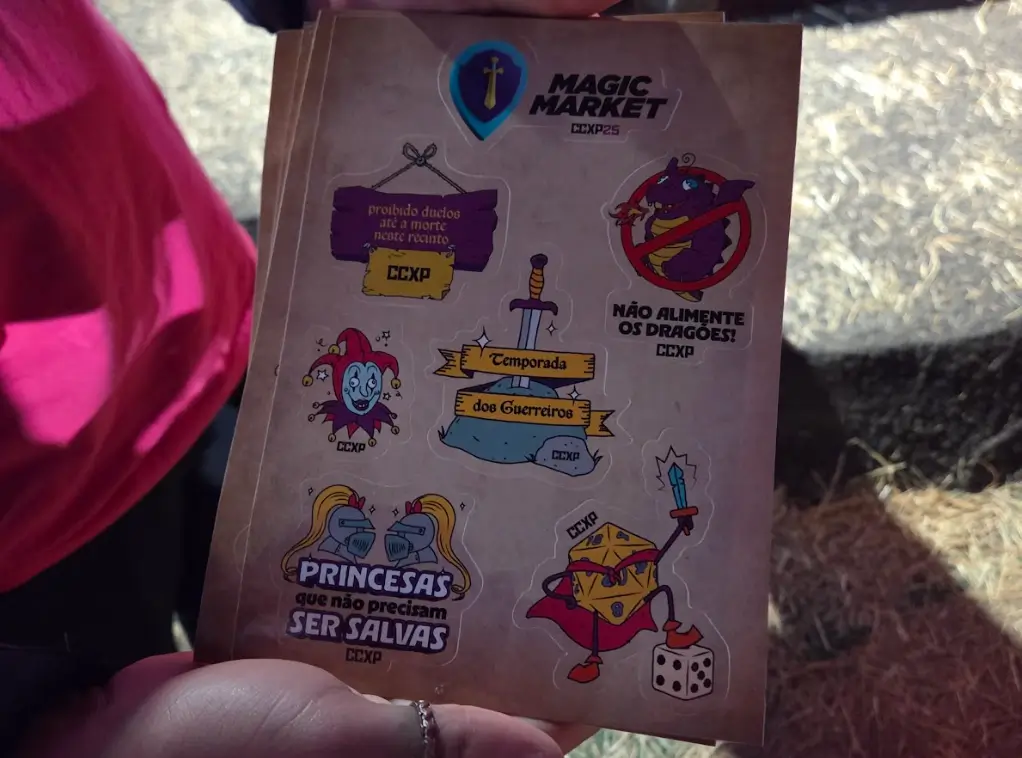 excalibur espada adesivos brinde