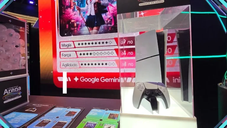 Google Gemini leva desafio de cards à CCXP25 e sorteia PlayStation 5