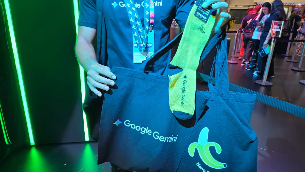 google gemini ccxp25 sacola meia brindes