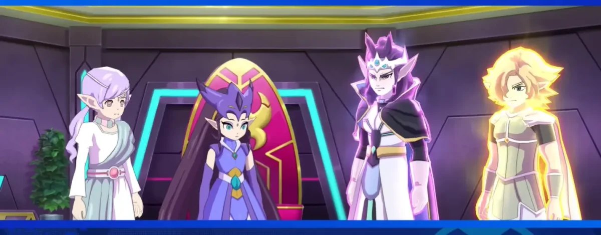 Imagem da DLC Galaxy & LBX de Inazuma Eleven Victory Road com personagens do jogo