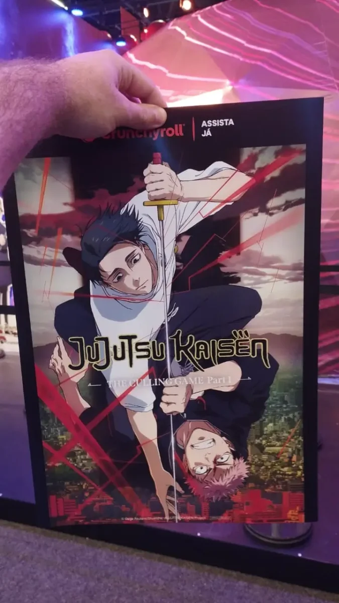 jujutsu kaisen poster brinde ccxp25
