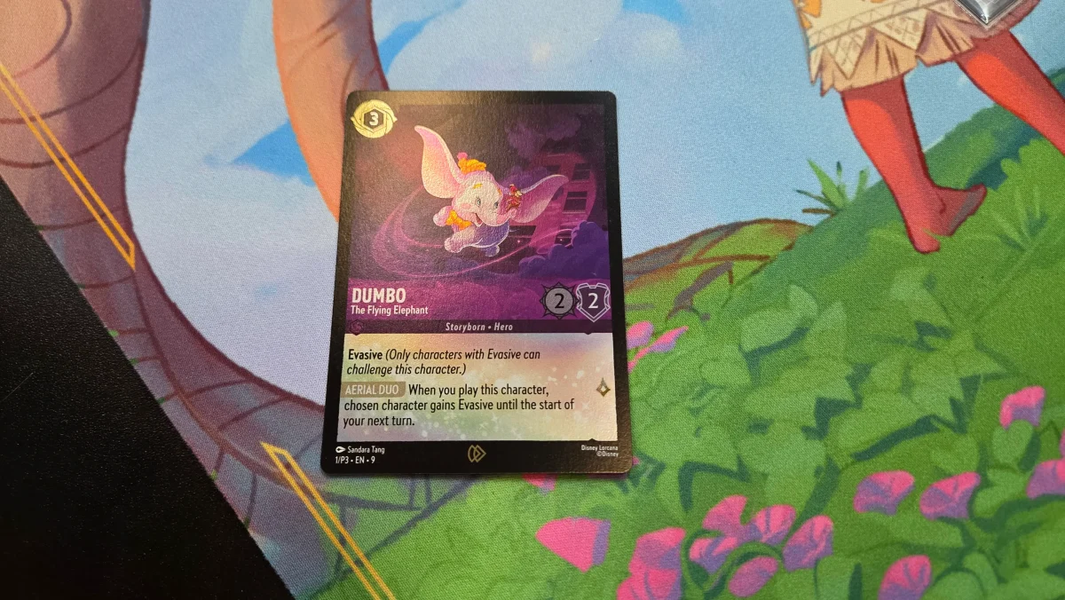 lorcana copag dumbo card exclusivo brinde ccxp25