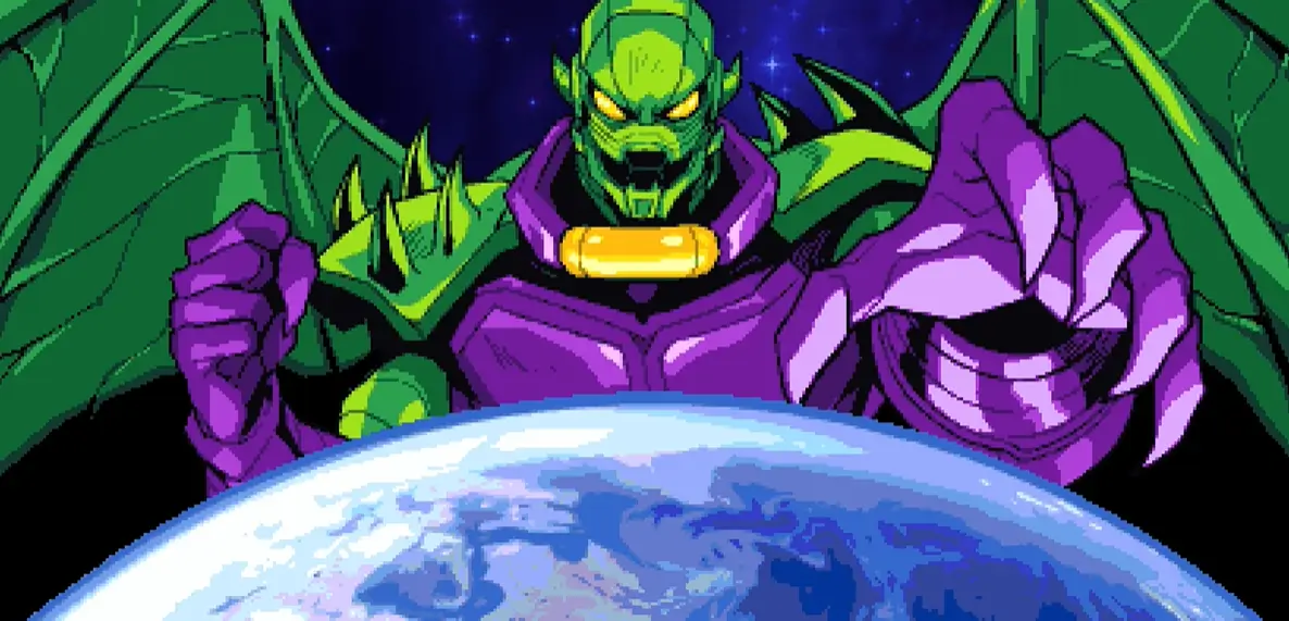 Vilão Annihilus do jogo Marvel Cosmic Invasion
