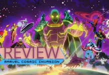Marvel Cosmic Invasion em ação com heróis da Marvel enfrentando inimigos em um beat em up retrô cheio de combates e nostalgia