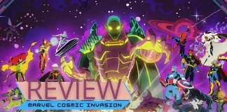 Marvel Cosmic Invasion em ação com heróis da Marvel enfrentando inimigos em um beat em up retrô cheio de combates e nostalgia