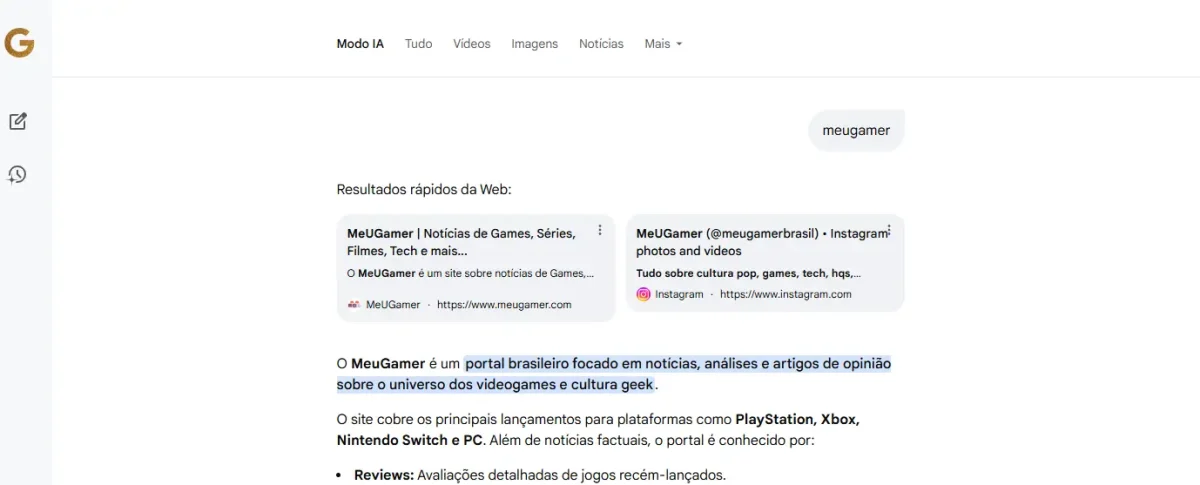 Retrospectiva 2025: Os Fatos que Marcaram Games, Filmes, Séries e Tecnologia 2 MeUGamer no Google Gemini
