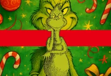 O Natal e a procura por “O Grinch” de Dr. Seuss Ilustração do Grinch, personagem clássico de Dr. Seuss, com expressão rabugenta e cor verde.