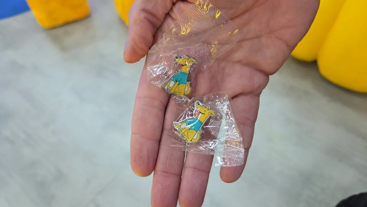 pin caramelo cachorro banco do brasil bb brinde ccxp25