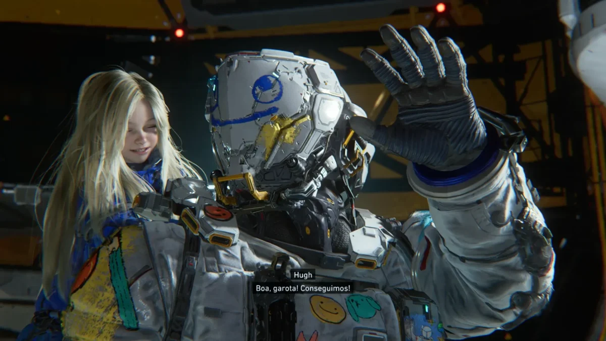 PRAGMATA prévia e demo liberada: confira o que esperar 1 Diana e Hugh comemorando em Pragmata