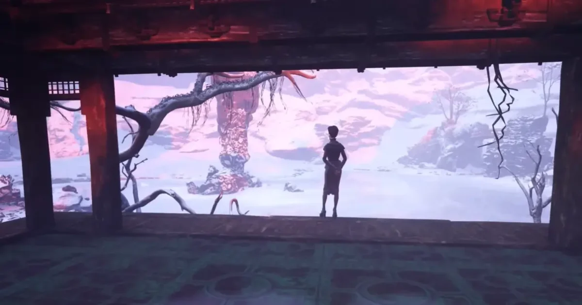 Review SLEEP AWAKE: A Blumhouse instigando os sonhos 2 Review SLEEP AWAKE, cenário com personagem enigmático