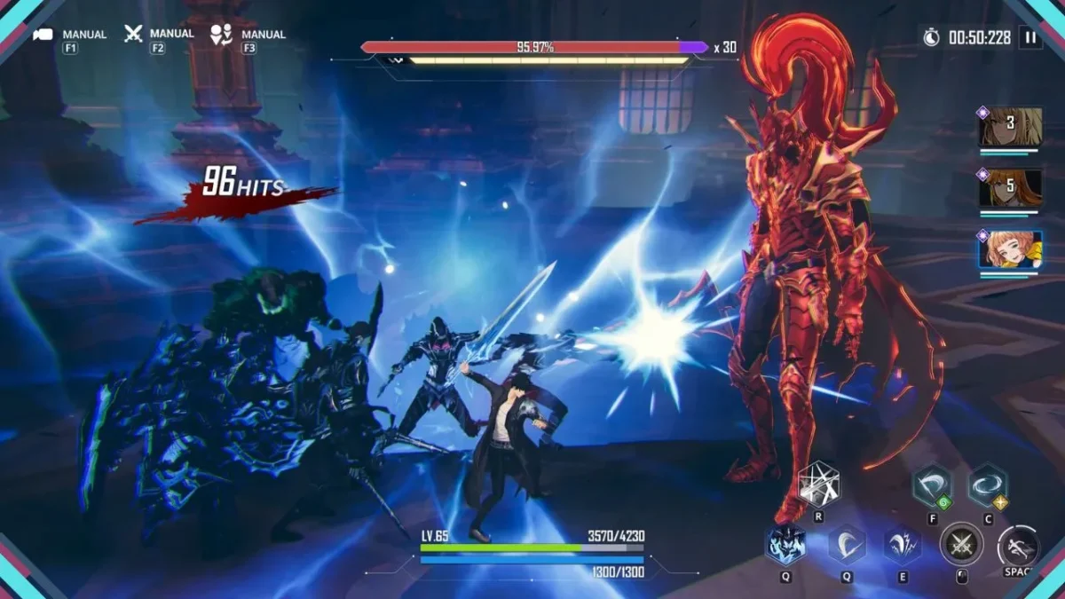 Solo Leveling: Arise Overdrive, combate intenso