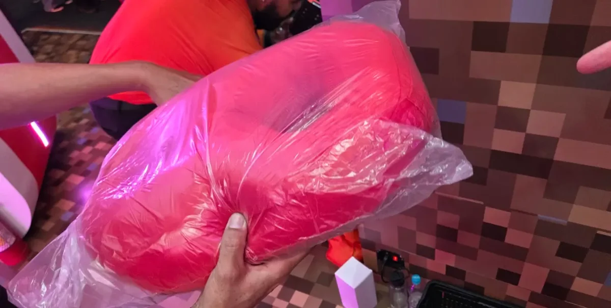 shopee brinde ccxp25 almofada pipoca refrigerante