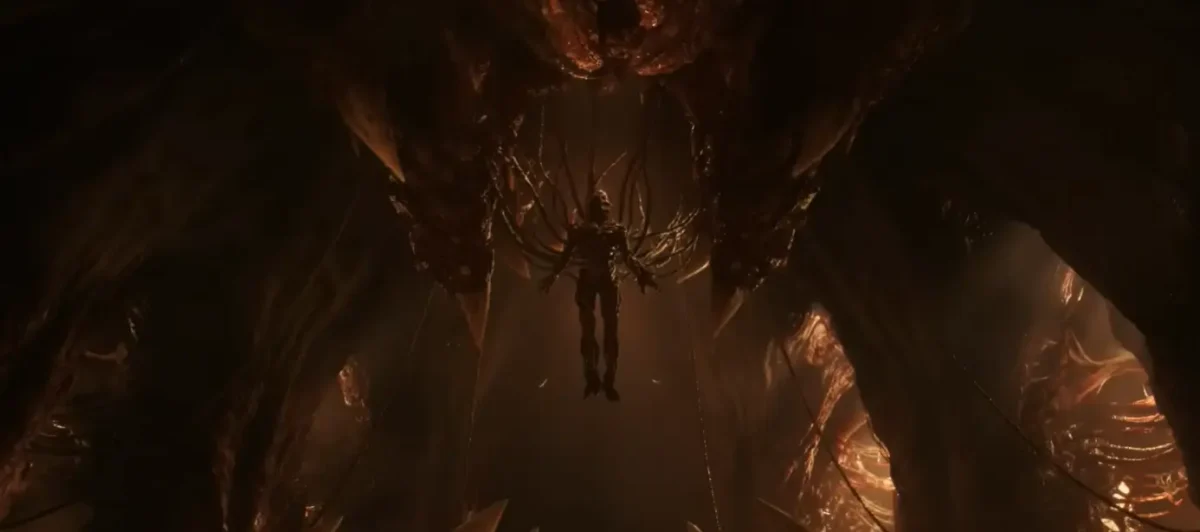 Stranger Things 5: episódio final exibindo VECNA em seu casulo