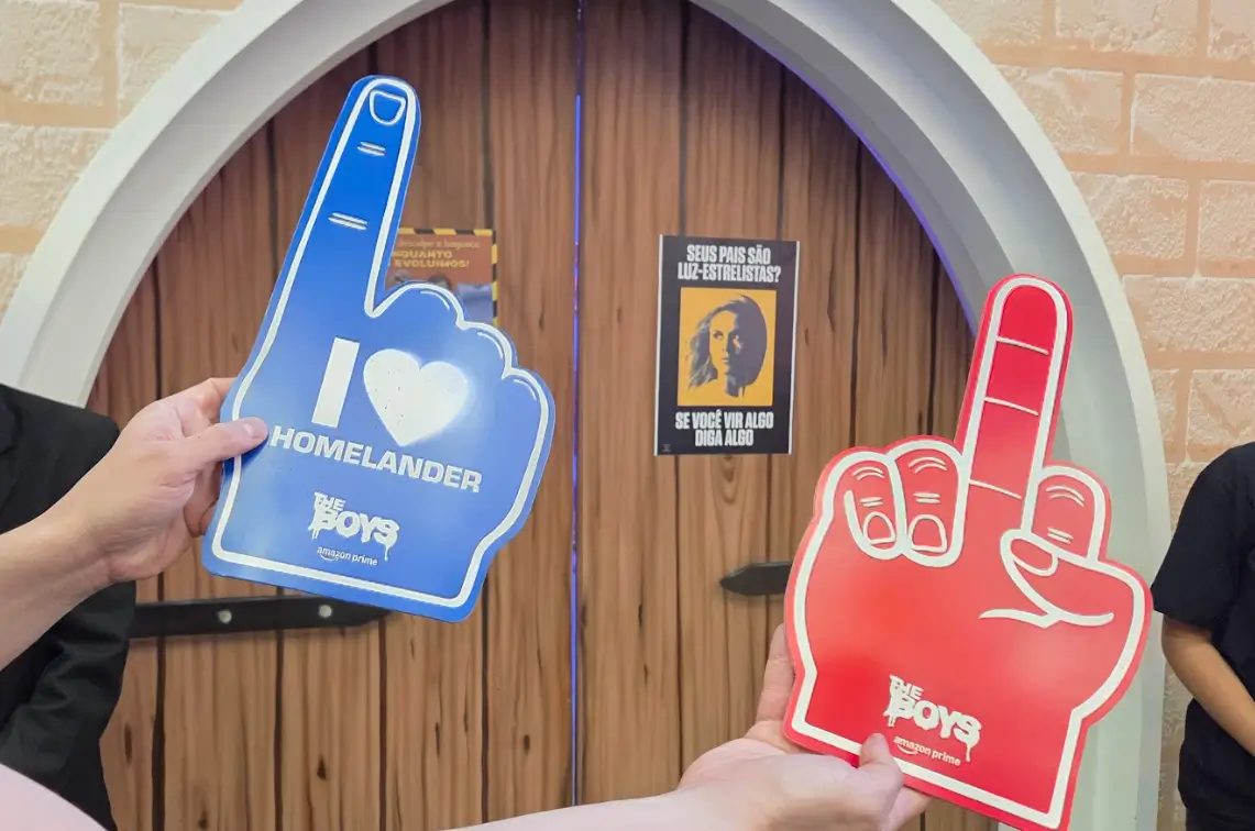 the boys ccxp25 mao homelander brinde