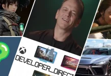 Imagem promocional do Developer_Direct com Fable, Forza Horizon 6 e Beast of Reincarnation