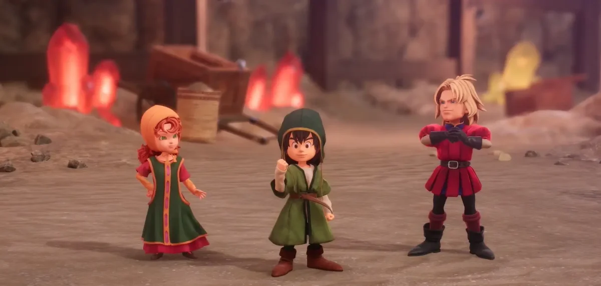 DRAGON QUEST VII Reimagined personagens do jogo