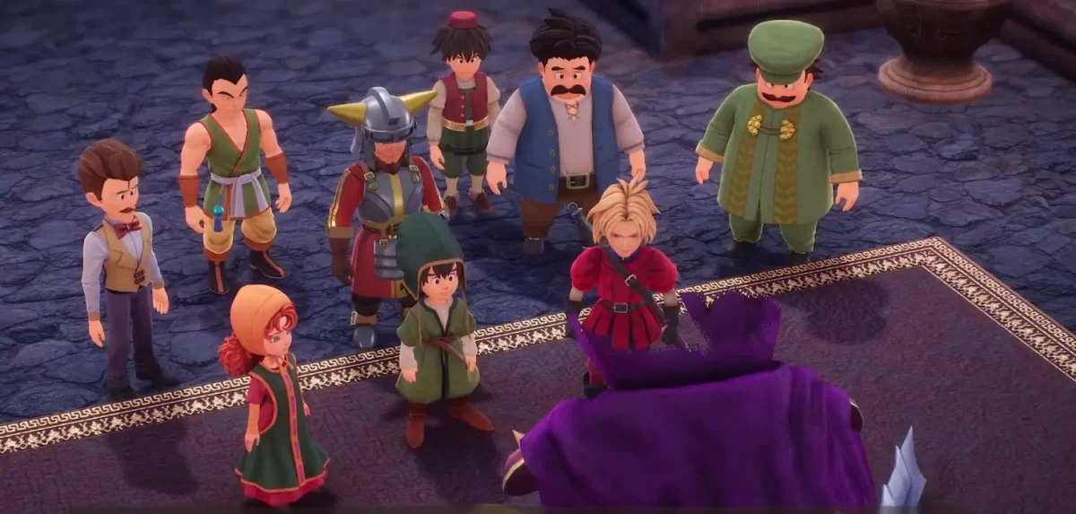 DRAGON QUEST VII Reimagined, momento intenso no jogo