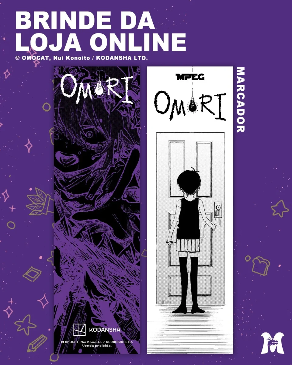 mangá Omori e os brindes para edição de lançamento