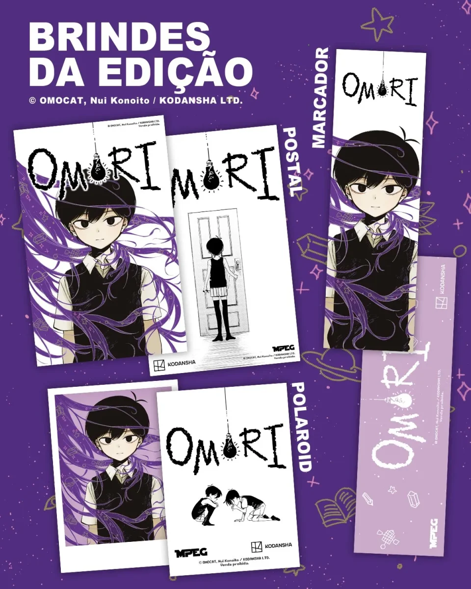 mangá Omori, capa ocidial de versão do brasil