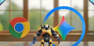 Imagem demonstra a criação de um mundo virtual em tempo real pelo Google Genie a partir de comandos de texto.