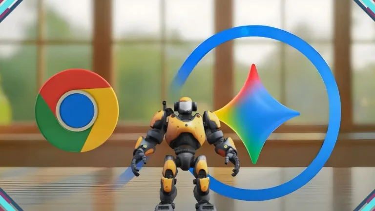 Imagem demonstra a criação de um mundo virtual em tempo real pelo Google Genie a partir de comandos de texto.