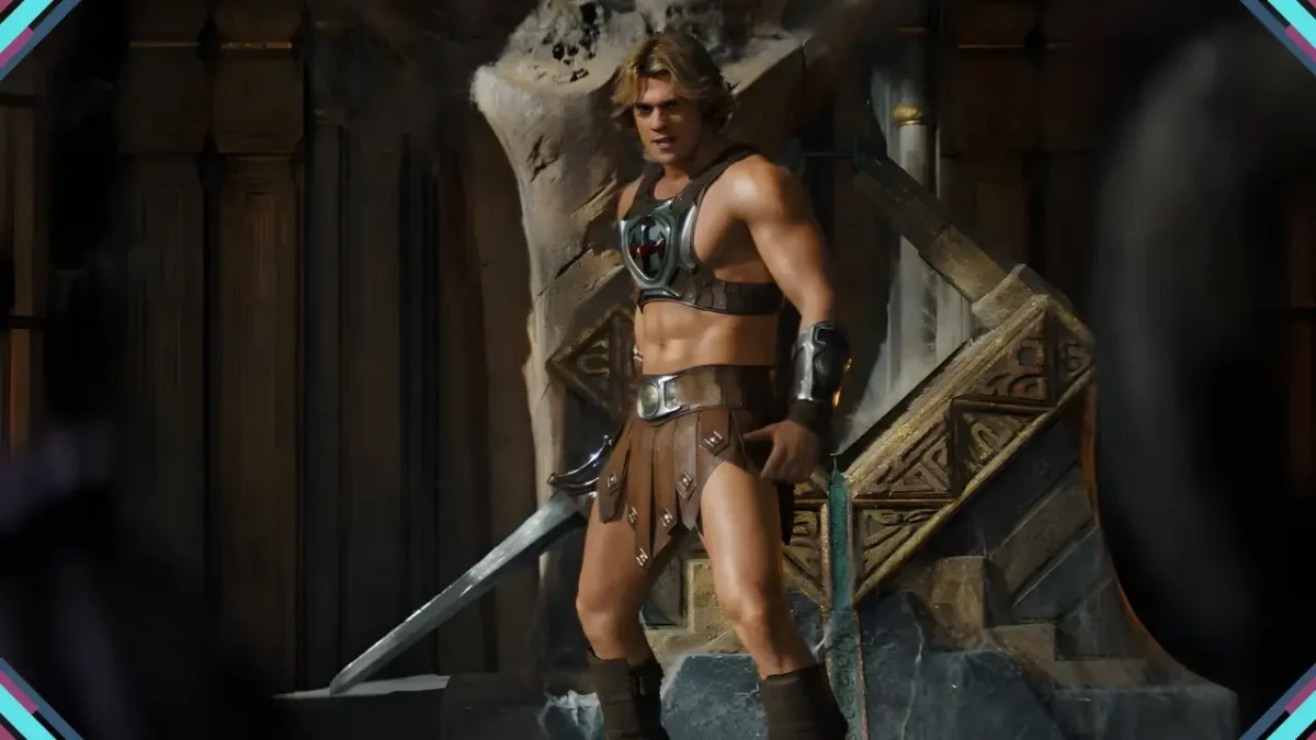 He-Man em cena no novo filme Mestres do Universo (2026)