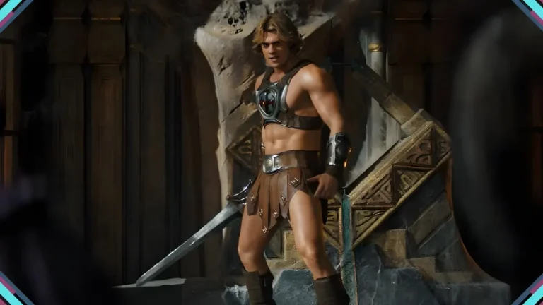 He-Man em cena no novo filme Mestres do Universo (2026)