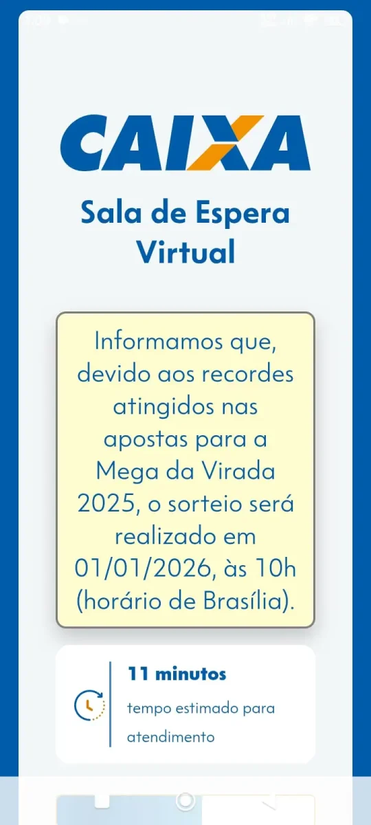 Mega da Virada 2025, informação do horário oficial do novo sorteio
